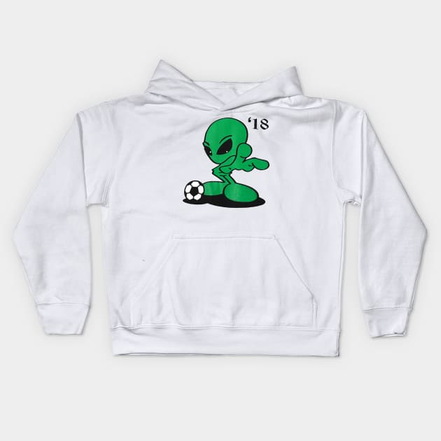 Alien Area 51. Euphoria Alien. Kids Hoodie by claudirons